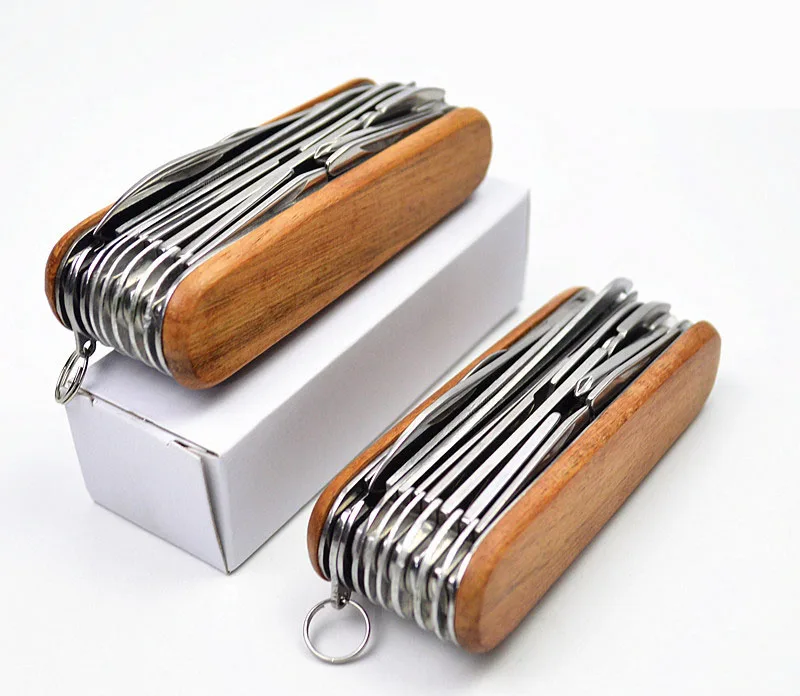 Многофункциональный нож из нержавеющей стали с 17 открытиями портативный