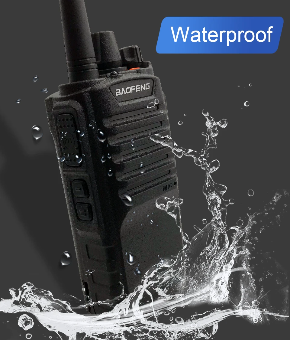 8 Вт Baofeng BF-9700 портативная рация Водонепроницаемый UHF двухстороннее радио Ручной Hf любительский приемопередатчик BF 9700 Ham CB радиостанция PMR