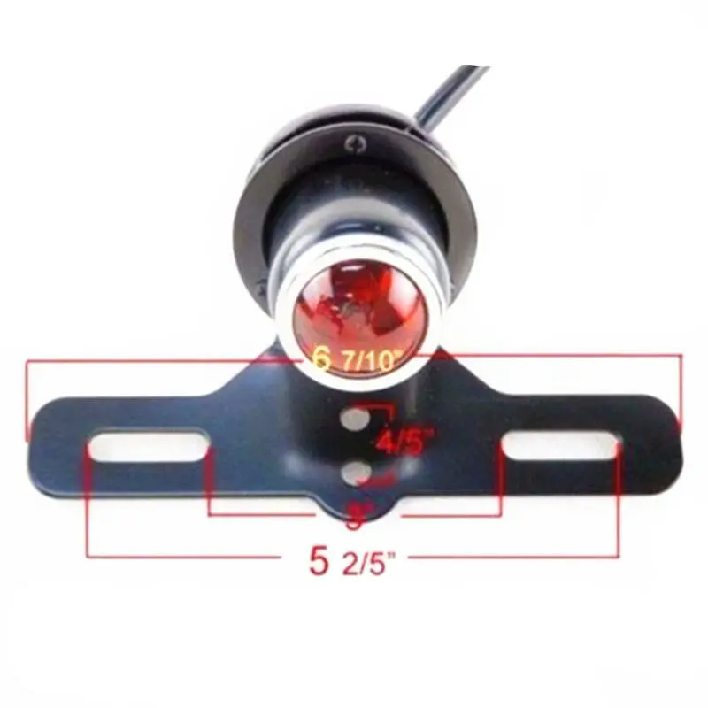 Мотоцикл черный хвост светильник Стоп лампа номерные знаки для Harley BMW Bad Boy Blackline