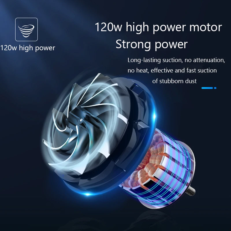 Ручной автомобильный пылесос TOMULE портативный мощный автоматический