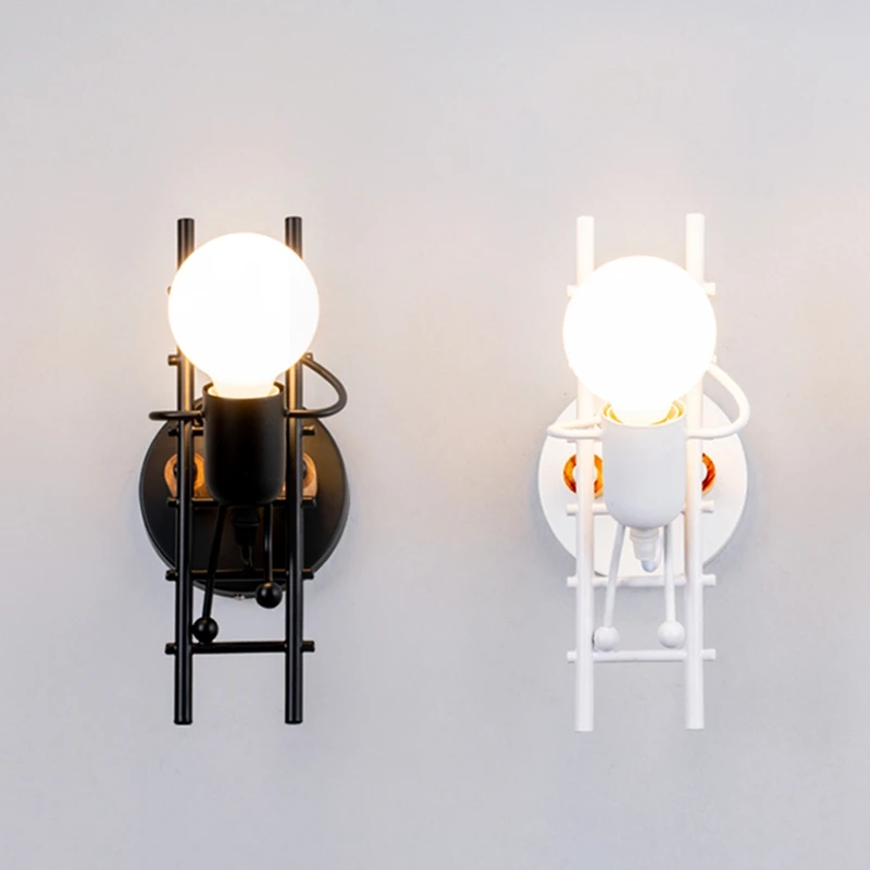 

Modern Cute small child climb stair wall lamp High quality Creativity design for aisle corridor children's room Bedroom