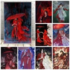 5D алмазная живопись сделай сам Tian Guan Ci Fu, полностью квадратнаякруглая вышивка крестиком, небесные официальные благословения, вышивка, домашний декор