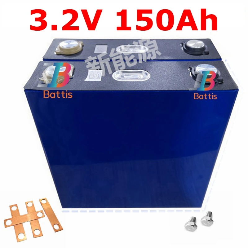 LiFePo4 3 2 v 150Ah литиевая батарея LFP литий железо фосфат для diy 12v 24v 48v 300ah 150ah 600ah