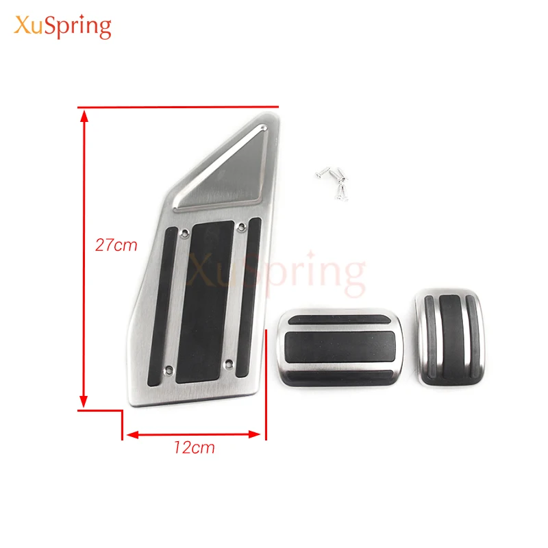 

For Peugeot 3008 5008/GT 2017-2021 Car Accelerator Brake Pedal Footrest Pedals Plate Interior Protection Accessories