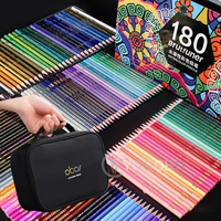 professional oilwater color pencil set with bag 4872120150180 coloured pencils kids art supplies pencils