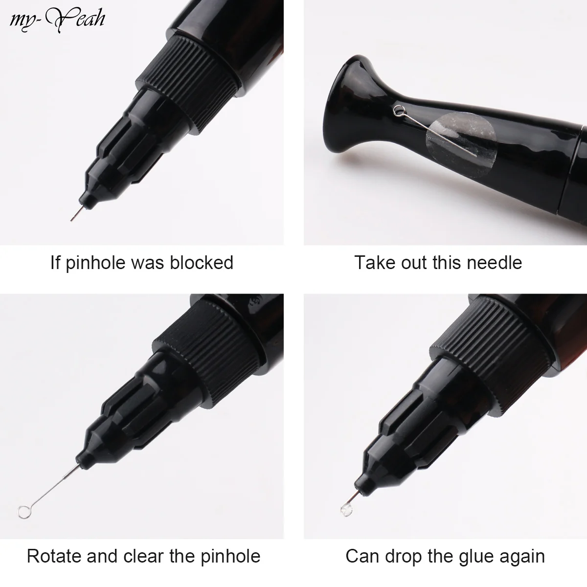 My-Yeah 10 мл стразы для дизайна ногтей с двойным концом точечный клей украшение