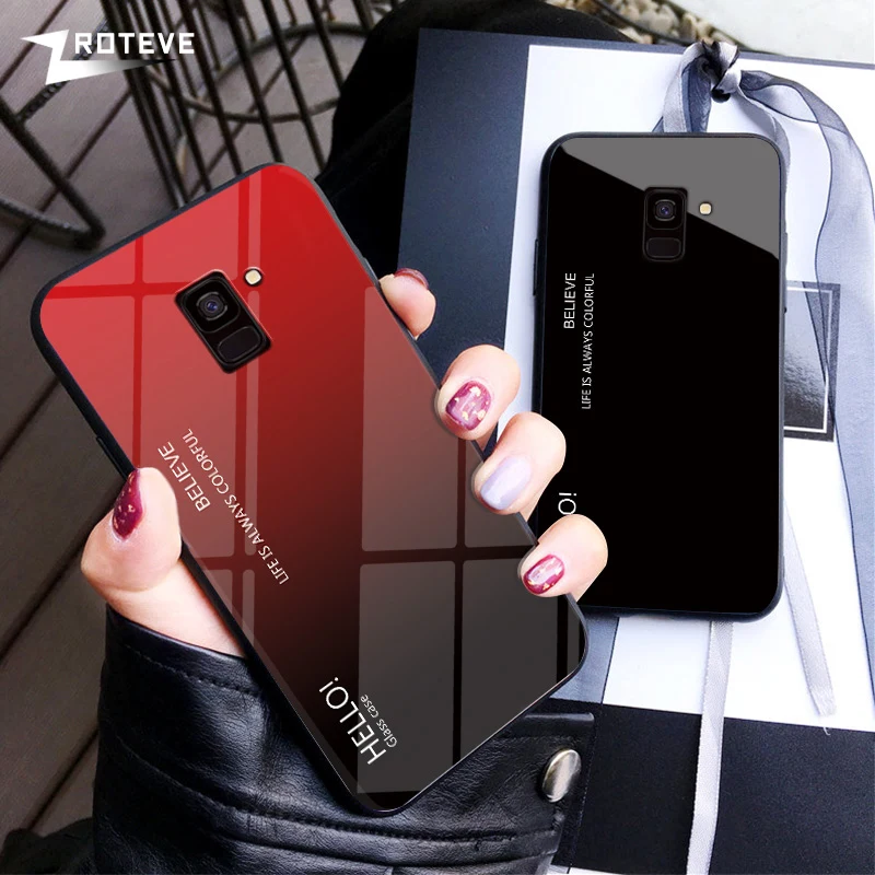 Чехол ZROTEVE для Samsung J2 J3 J5 J7 Pro J8 2018 стеклянный чехол J4 J6 Plus Galaxy Prime|Бамперы| |