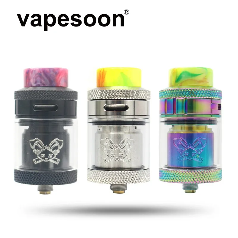 Новейший дизайн Vapesoon кролик 25 мм RTA 2 мл/4 5 мл распылитель с резиновый дрип тип