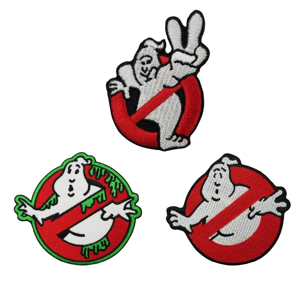 3D аппликация ручной работы с вышивкой призраком для утюга нашивка одежды сделай