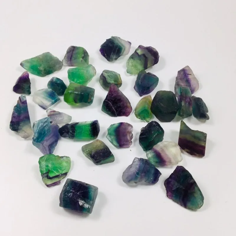 Радужный флюорит необработанные камни натуральные драгоценные кварцевые