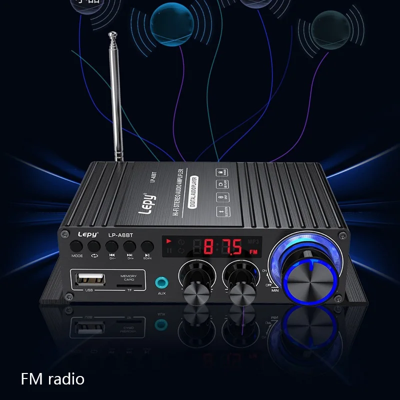 LEPY LP-A8BT коаксиальный декодирующий усилитель мощности FM USB SD музыкальный плеер без