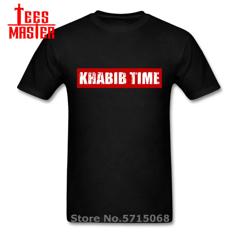 Забавные мужские футболки Khabib Time The Eagle футболка для спортзала русского