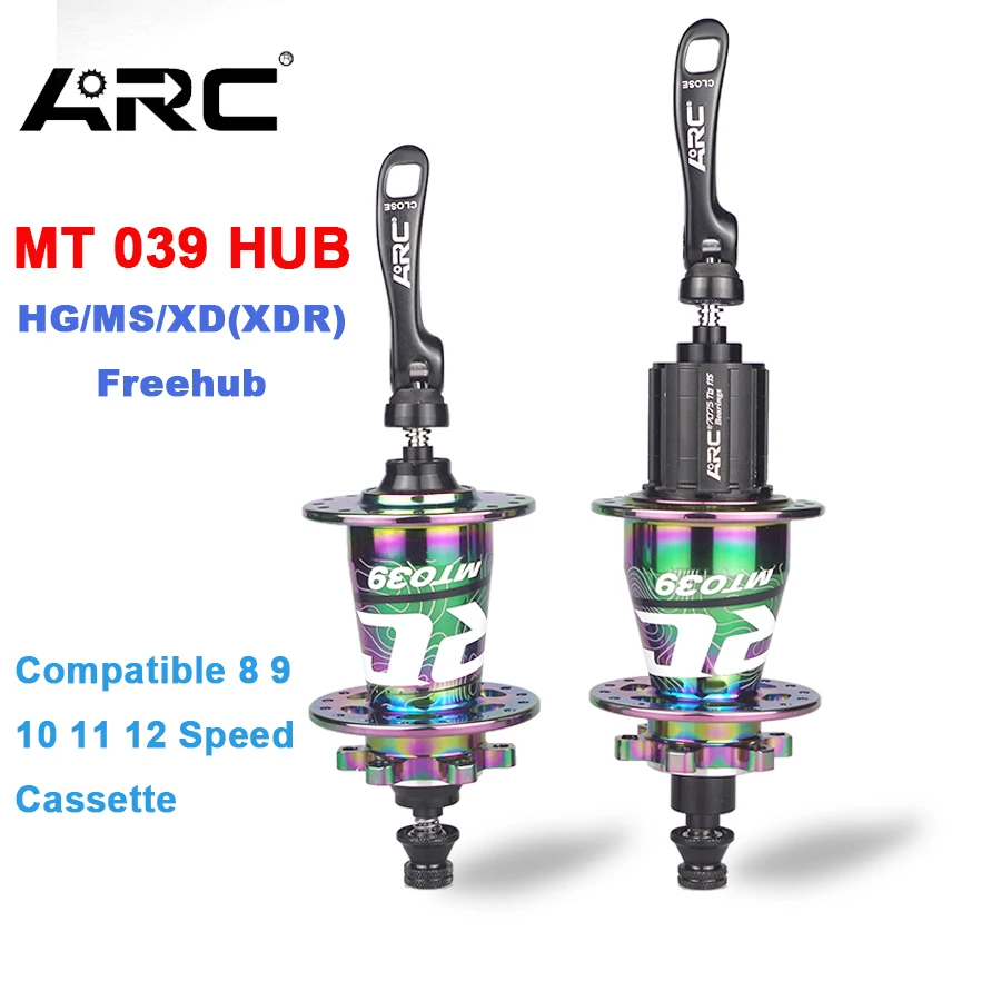 

Ступица для велосипеда ARC MT039, Ступица с 4 подшипниками, для горного велосипеда, передняя и задняя, с 32 отверстиями, ступица для дискового тормоза 8, 9, 10, 11, 12 Скоростей, кассета