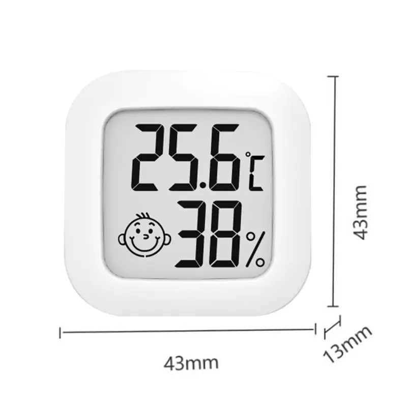 

Mini Indoor Temperature Humidity Meter Easy Read Digital Hygrothermograph Accurate Measurement Instrument Practical Easy Install