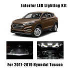 12 шт. белые лампы Автомобильные светодиодные интерьерные карты купольсветильник пы посылка 2017 2018 2019 Hyundai Tucson зеркало багажника лицензионные лампы