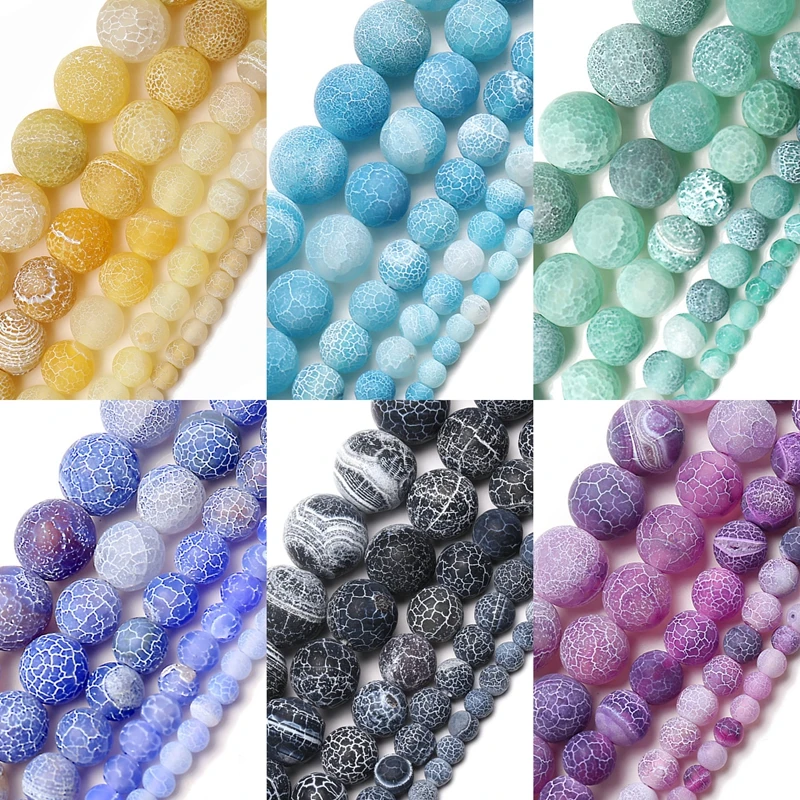 

Бусины из натурального камня, оникс и Агаты, 4/6/8/10/12 мм