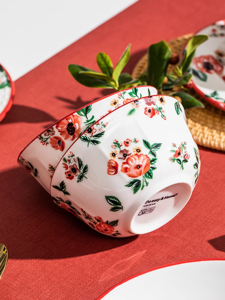 Светильник роскошный набор миски и тарелок Подарочная коробка бытовой