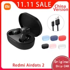 Оригинальные беспроводные наушники Xiaomi Redmi Airdots 2 TWS, Bluetooth наушники Mi, настоящие беспроводные наушники, базовые 2 Автомобильные наушники