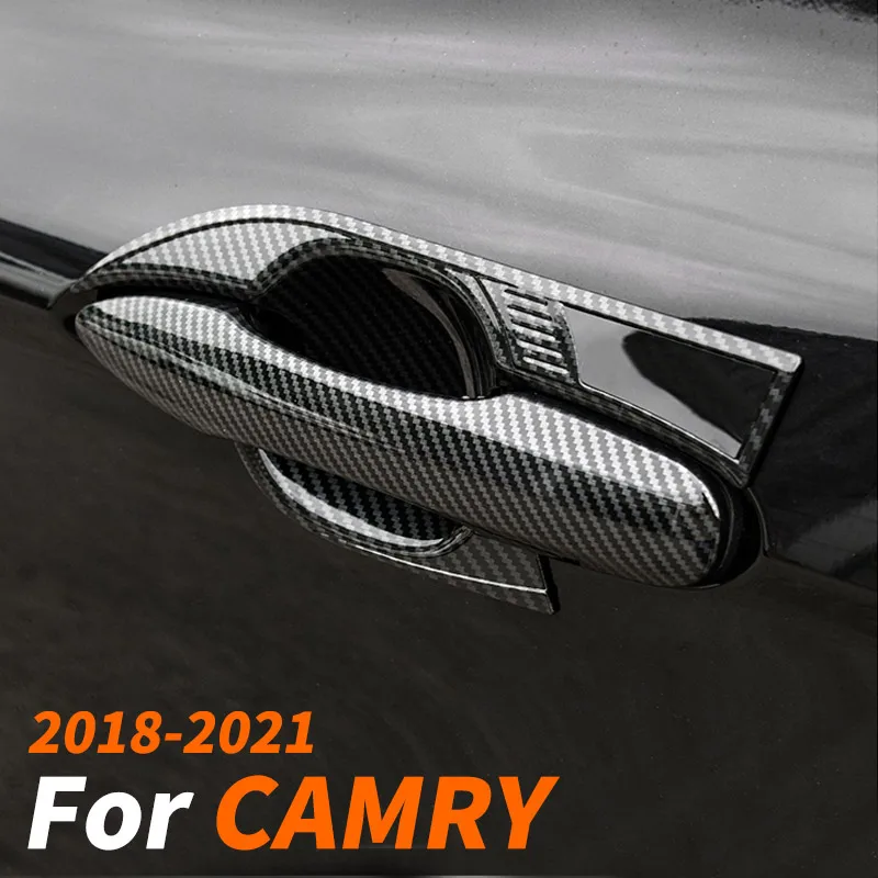 

Door Bowl Handle Sticker, Door Handle Protection Accessories For Toyota Camry 8TH XV70 Refit 2018 2019 2020 2021 Accessories