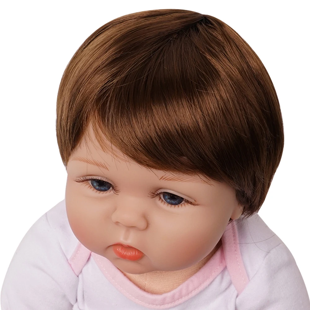 55 см Reborn Baby Doll девочка новорожденная игрушка подарок силиконовый винил розовый наряд с игрушкой Жираф