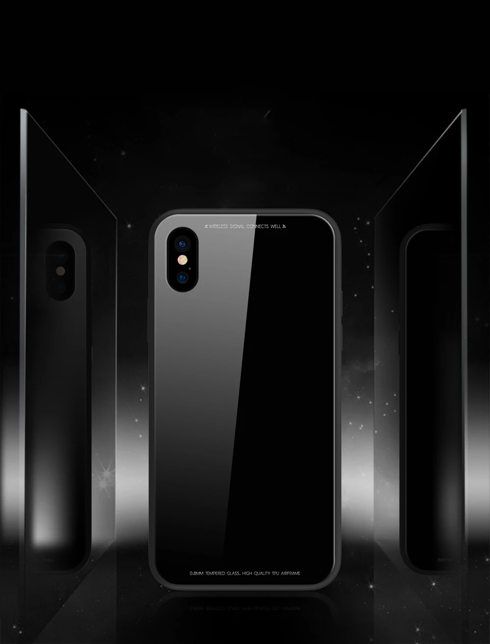 Новая роскошная задняя крышка из закаленного стекла твердости 9H для iPhone11/11Pro