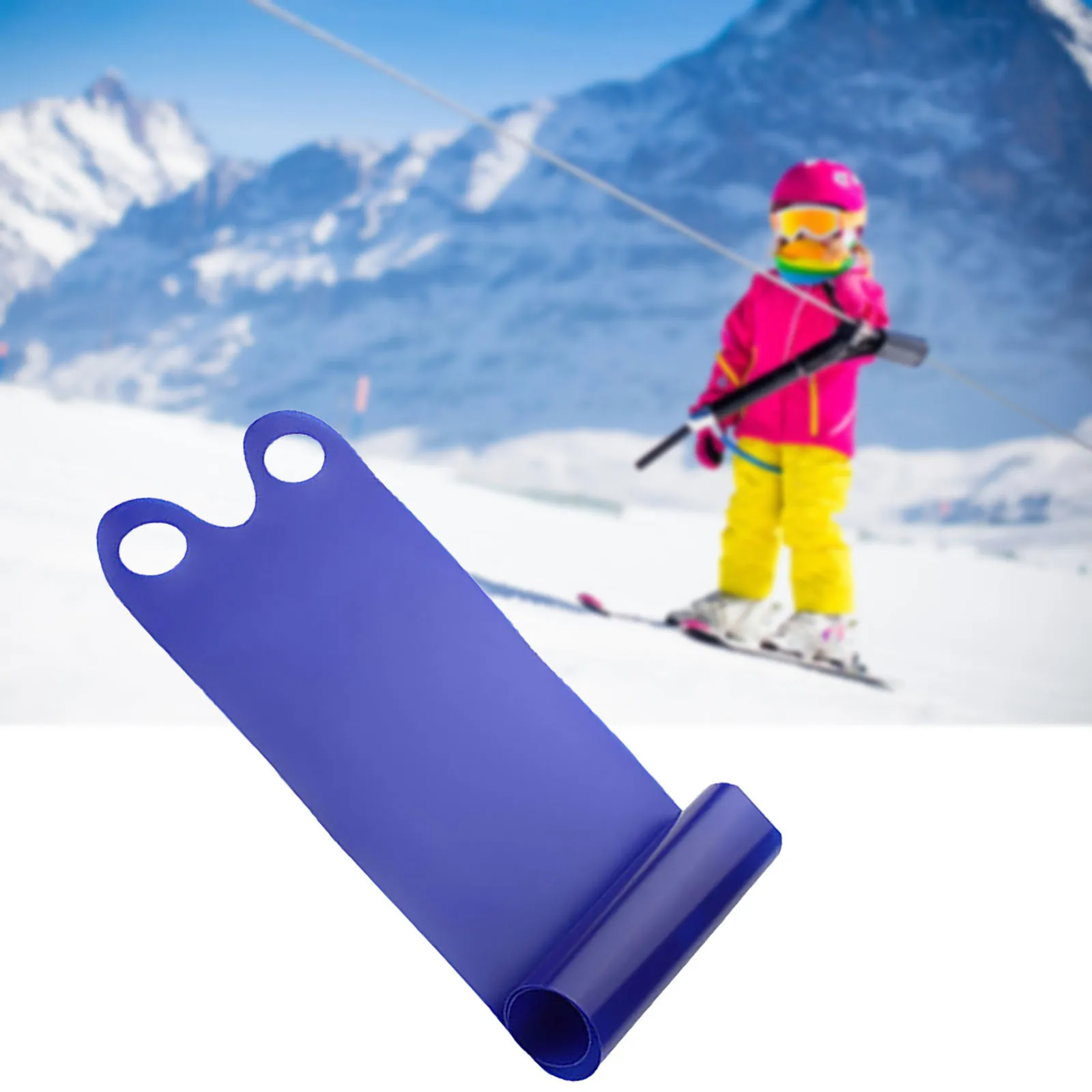 

Portable Skiing Snowboards Foldable Winter Snow Sled Slider Pad With Hollow Handle Outdoor Winter Toy For Children Adult -40