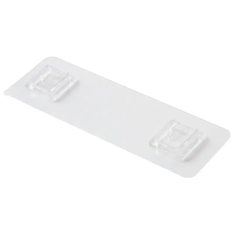 

Rectangular Non-porous non-marking self-adhesive hangable buckle hook patch transparent nails glue female super no fittings B8B1