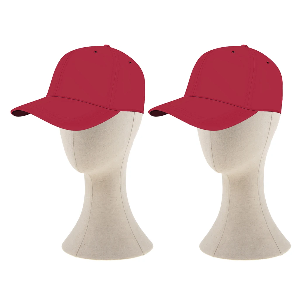 2 шт. 22 дюйма пробки холст головки блока манекен головной парик Дисплей голова