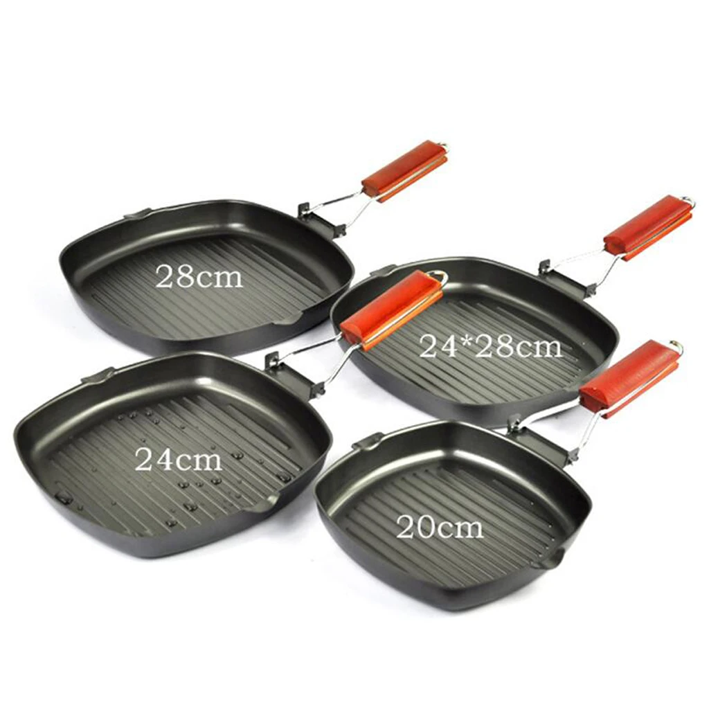

Blesiya Non Stick Frying Pan Removable Handle Cooking Skillet