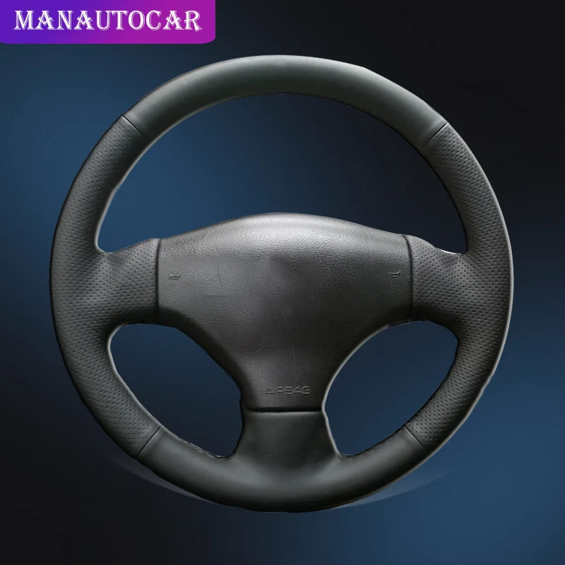 Автомобильная Оплетка на руль для Peugeot 206 2003-2006 автомобильный Стайлинг