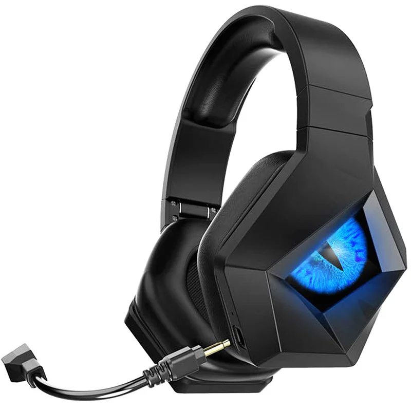 

Wireless Headsets With Microphone Stereo Music Over-Ear Headphones Game Headset For Laptop Comfort-fit Headset For PC