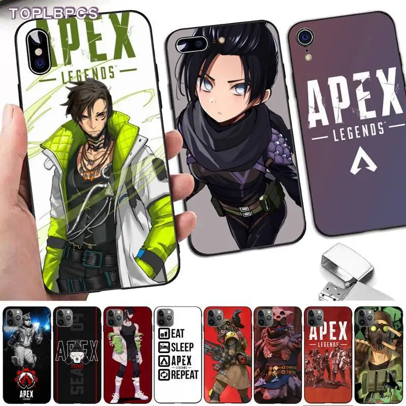 Шикарный милый чехол Apex Legends для телефона iphone 13 8 7 6 6S Plus X 5 5S SE 2020 XR 11 pro XS MAX |
