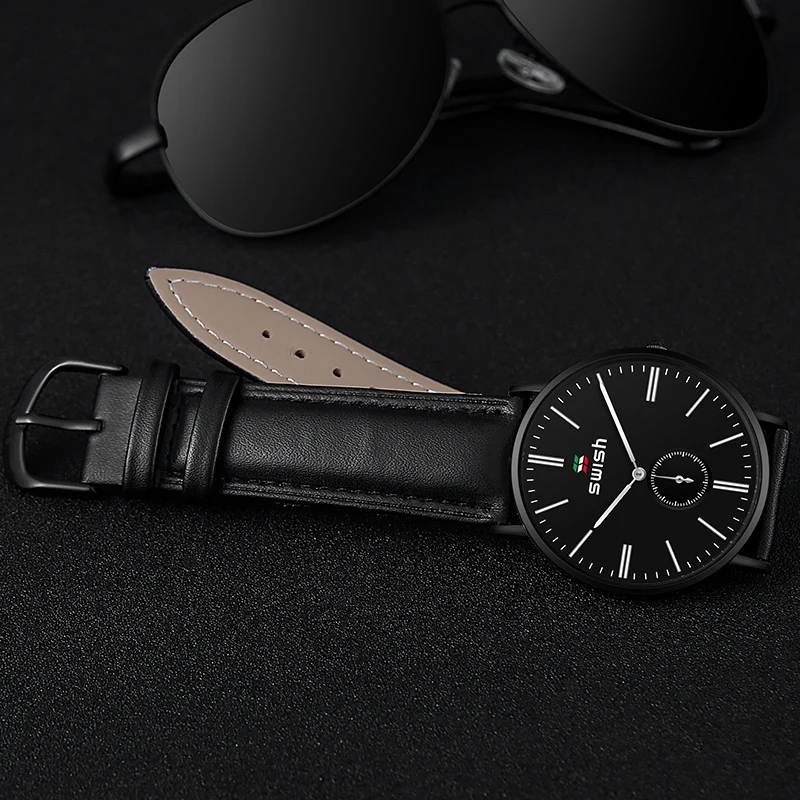 Часы наручные SWISH мужские с хронографом Кварцевые водонепроницаемые спортивные