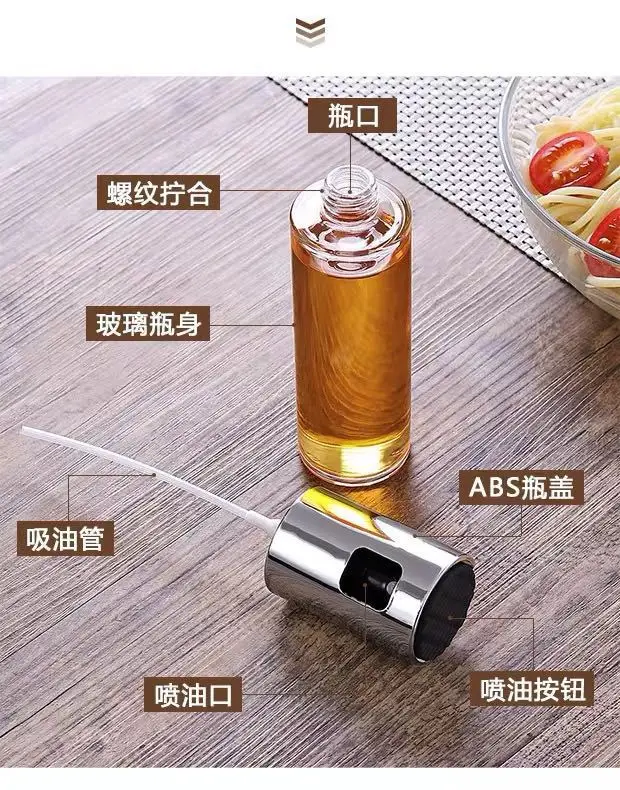 1/2/4 шт. стеклянная бутылка-распылитель для масла барбекю салата | Дом и сад