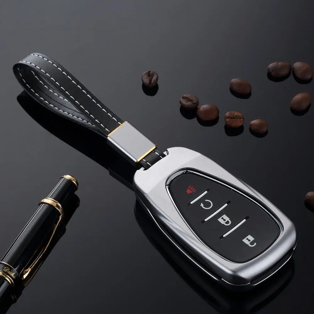 Чехол для автомобильных ключей из алюминиевого сплава Chevrolet Equinox 2018 Malibu XL умный