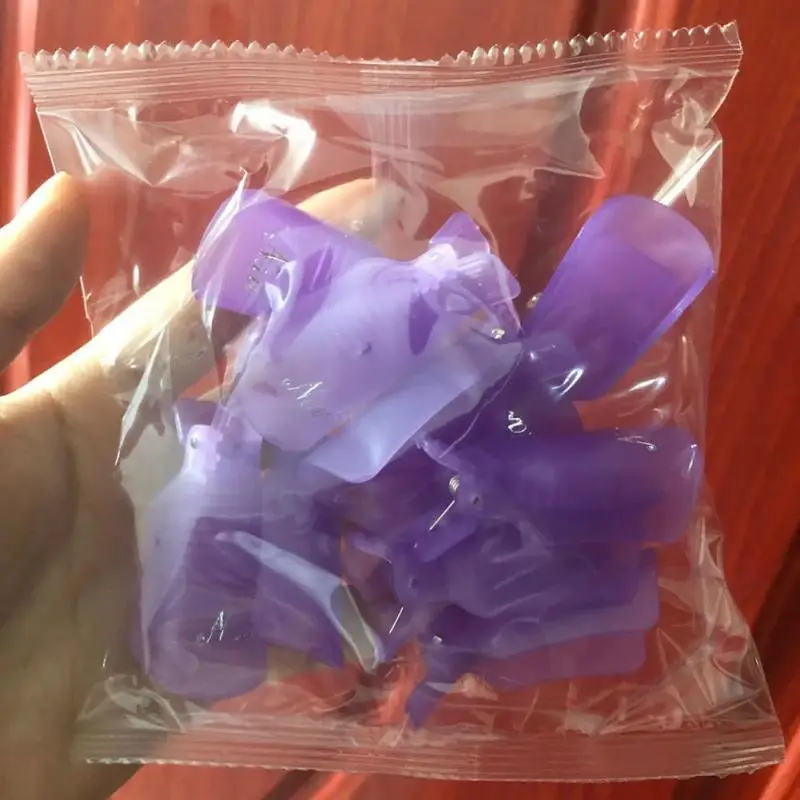 10 шт. пластиковые зажимы для маникюра | Красота и здоровье