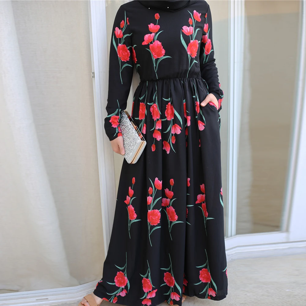 

Женское мусульманское платье, Турция, Исламская одежда, Женский кафтан, марокканский Рамадан, Tesettur Elbise, платье, платья