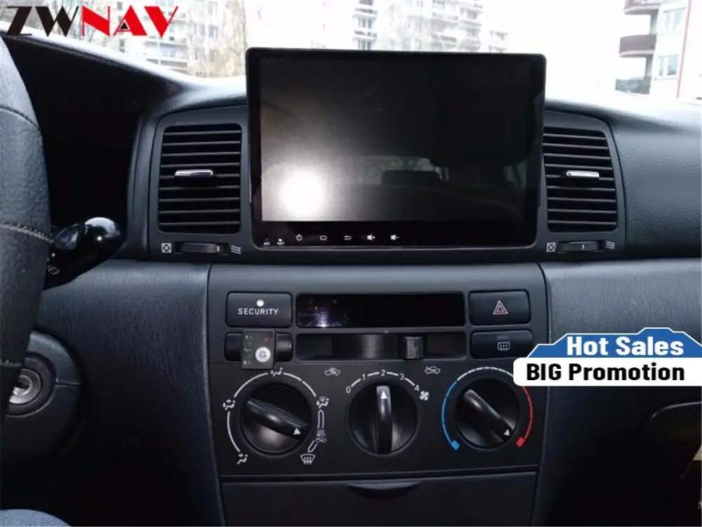 Головное устройство с GPS навигацией для Toyota Corolla EX 2001 2006 мультимедийный