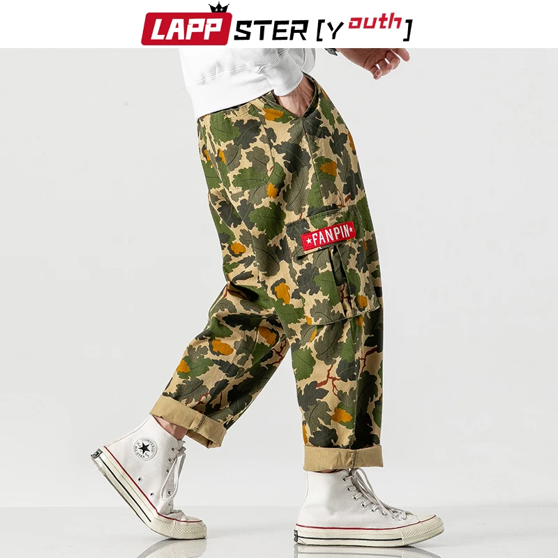 LAPPSTER Youth уличная одежда камуфляжные брюки карго мужские шаровары 2020 мешковатые