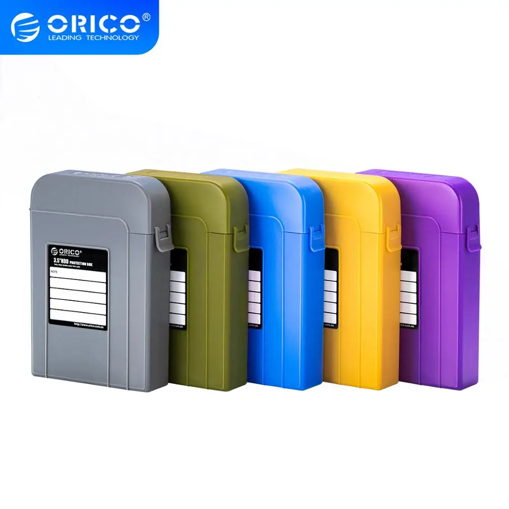 ORICO HDD защита антистатические 3 5 дюйма Жесткий диск Защита Коробка с