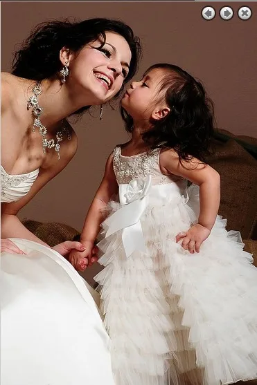 

Vestido Daminha Hot Sale Crystal comunion New 2021 Wedding Party Girl's Pageant Gowns Long Beaded Tulle Flower Girl Dresses