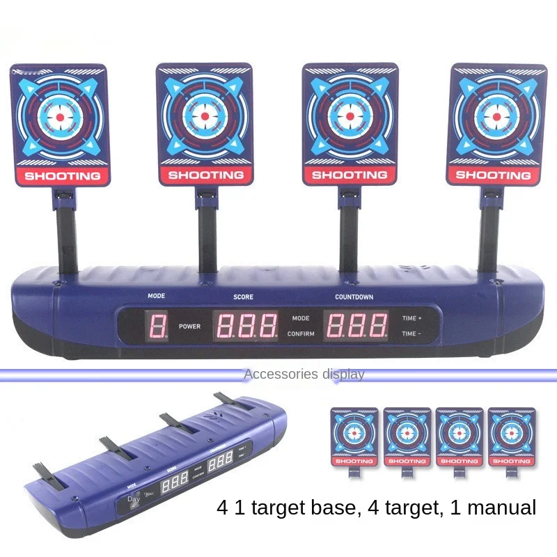

Electric 4-Digit Scoring Return Target Electric Scoring Target Intelligent Soft Bomb Electric Target