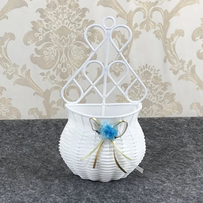 1 шт. креативная пластмассовая корзина с цветами аксессуары для украшения дома