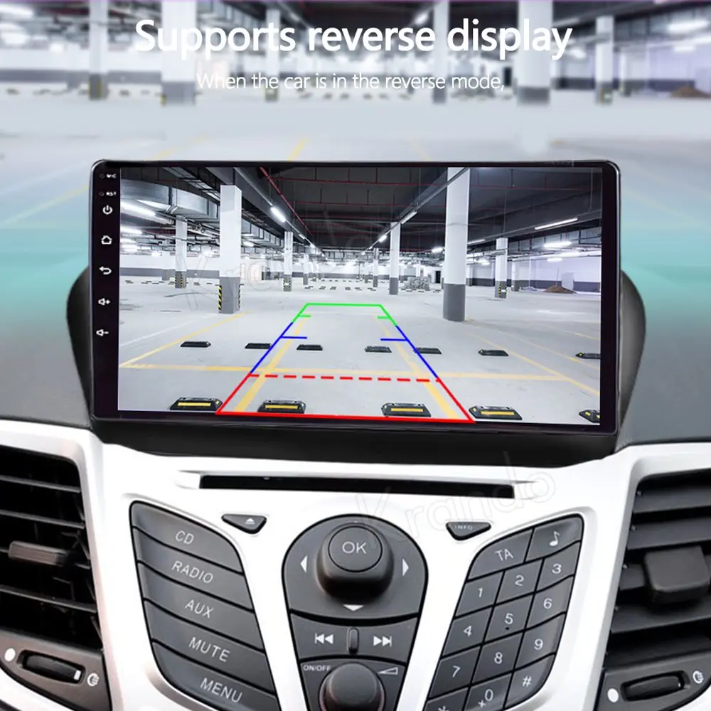 

Krando Android 10.0 9" IPS Full Touch Car Multimedia Radio For Ford Fiesta 2009-2017 Audio DSP WIFI Navi headunit Carplay GPS
