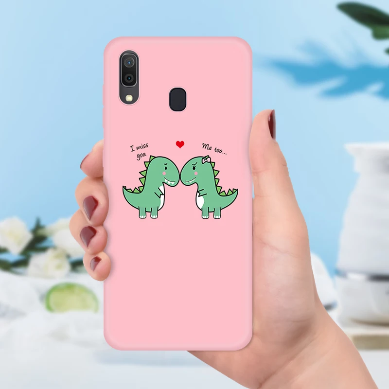 Мягкий силиконовый бампер с рисунком кота для samsung Galaxy A50 чехол для телефона CoverA30 A40 A60 A70 A10 A20 M 10 20 30 40 Coque