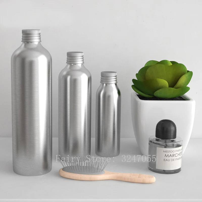30ml50ml100ml120ml150ml250ml 30 шт пустой косметический алюминиевый флакон с винтовой крышкой