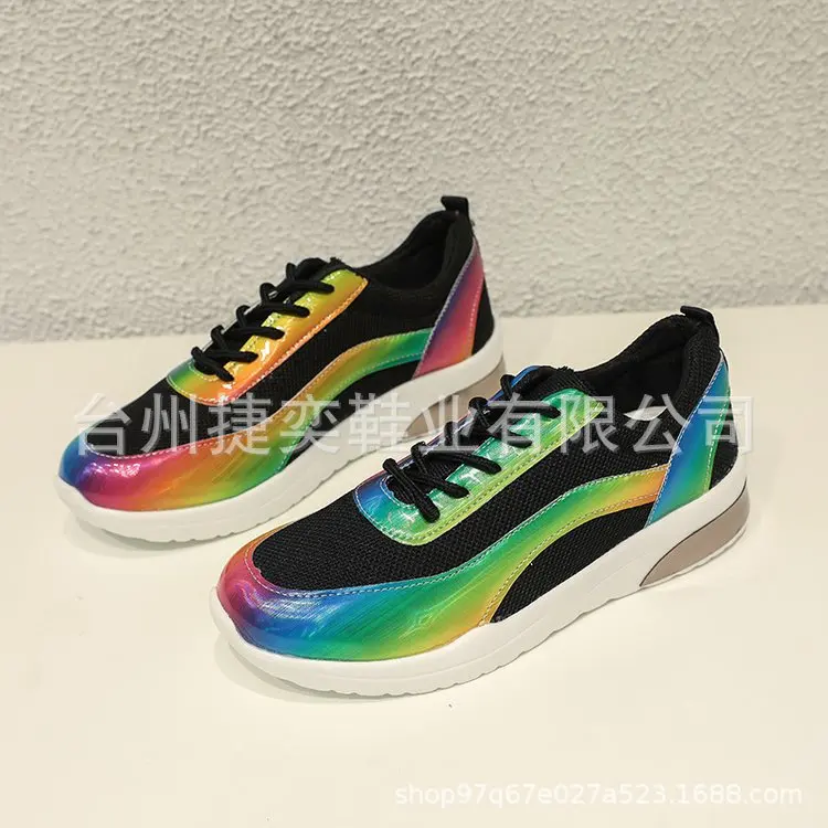 

Fall ladies flat sneakers ladies breathable mesh sneakers shoes spring ladies sneakers comfortable all-match trend fashion