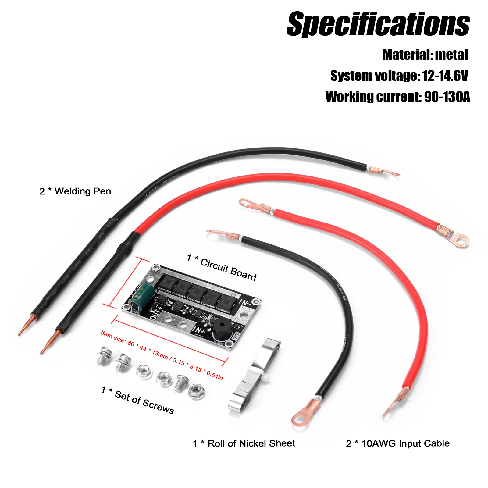 

DIY Spot-Welders Pen 12V Battery Storage Spot-Welding Printed Circuit Board Welding Equipment For 0.1-0.12mm Nickel Plate