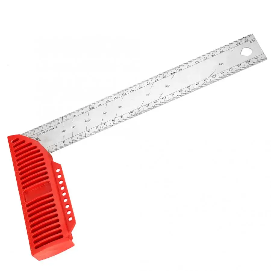 Right Angle Ruler Esquadro 30cm Stainless Steel 90 Degrees | Инструменты