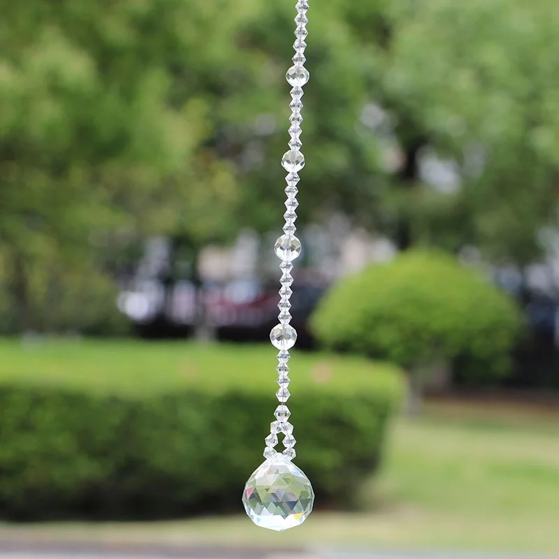 1 шт. прозрачная Хрустальная подвесная люстра в виде Ловца солнца|Ловцы снов и